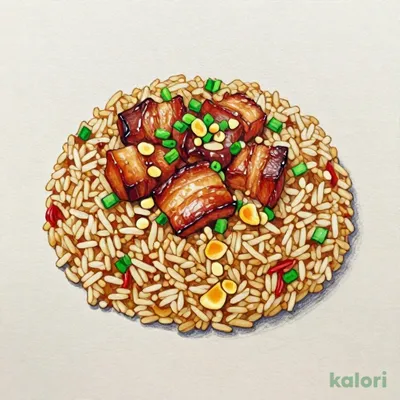 Braised Pork Garlic Fried Rice (Regular)