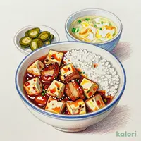 Braised Pork Mapo Tofu Set Meal