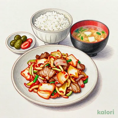 Pork Kimchi Set Meal