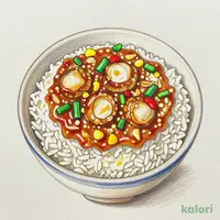 Scallop Ankake (Thick Sauce) Rice Bowl