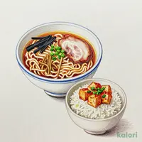 醤油ラーメン・ミニ麻婆丼セット