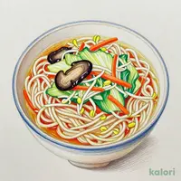野菜塩タンメン【太麺】