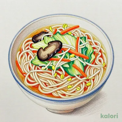 野菜塩タンメン【太麺】
