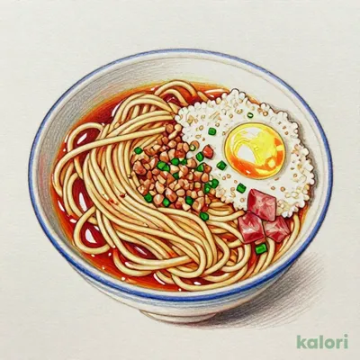 担々麺・半炒飯セット【太麺】