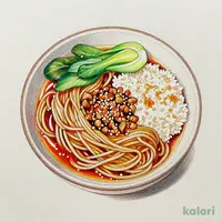 冷やし担々麺・半炒飯セット