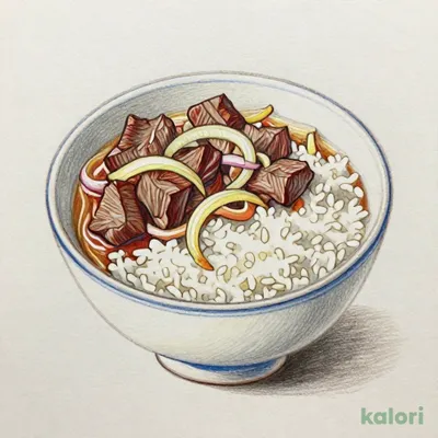 牛丼 並盛 (並盛)