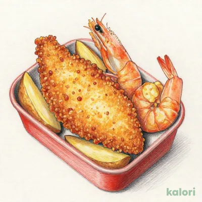 【惣菜セット】アジフライ１枚＋カキフライ２個＋海老フライ１尾＋ハーフ皮付きポテト