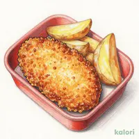 【惣菜セット】ロースかつ１枚＋アジフライ１枚＋ハーフ皮付きポテト