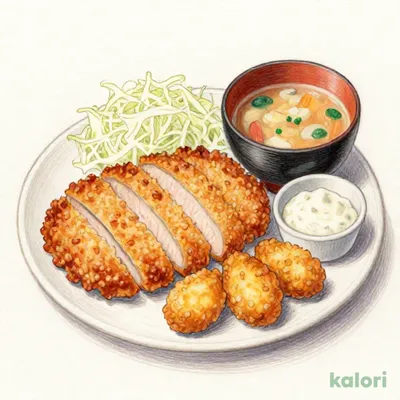 【倍量フェア】超厚切りリブロースかつ＆カキフライ（４個）定食