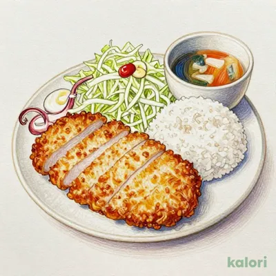 ロースかつ＆イカフライ定食