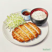 Thick Chicken Breast Cutlet & Loin Cutlet Set Meal