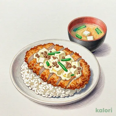 Loin Katsu with White Mapo Tofu Rice Bowl