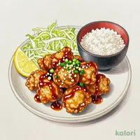 油淋鶏定食(5個)