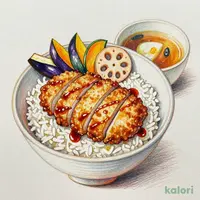 Pork Loin & Vegetable Sauce Katsu Bowl