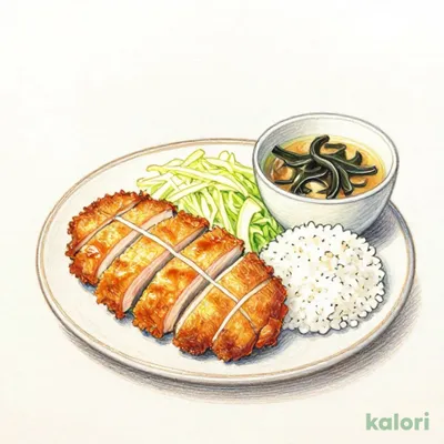 Roast Cutlet & Authentic Fried Chicken Set Meal
