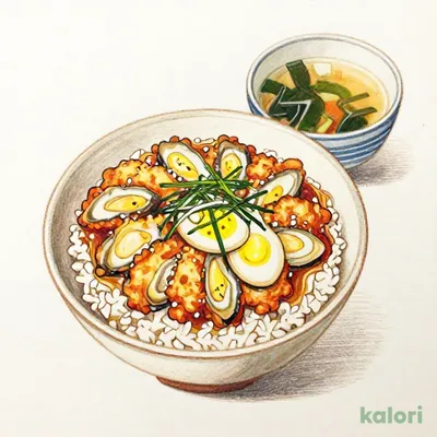 カキフライとじ丼