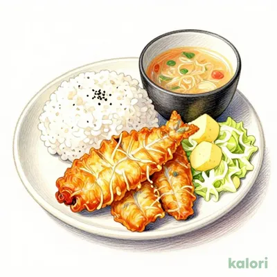 得朝アジフライ（1枚）定食（小鉢なし）