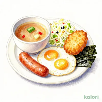 Morning Sausage & Egg Set Meal