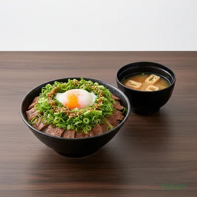 Spicy Negi Tamago Gyumeshi (Small)