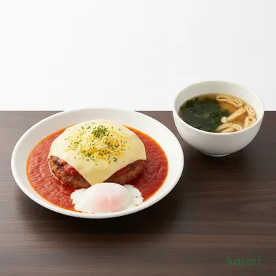 Cheese Delicious Tomato Hamburger Set (Single)