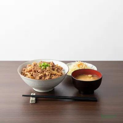 牛めしランチセット (大盛)