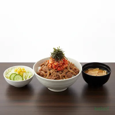 Kimchi Beef Rice Lunch Set (Small)
