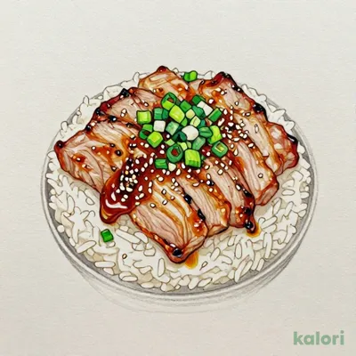 Pork Loin with Scallion Salt Sauce Bowl, Large