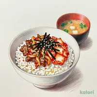 One Piece Kimchi Beef Bowl Set, Regular