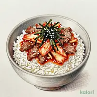 One Piece Kimchi Beef Bowl Set, Large