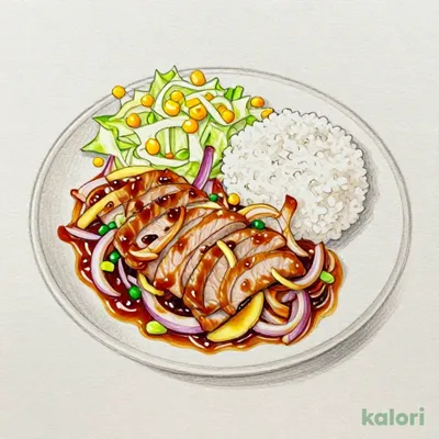 生姜焼き定食 (ダブル)