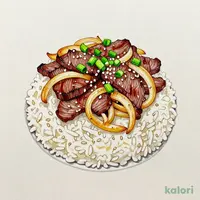 Grilled Beef Rice Bowl, Large