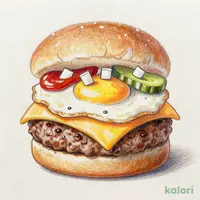 倍エッグチーズバーガー