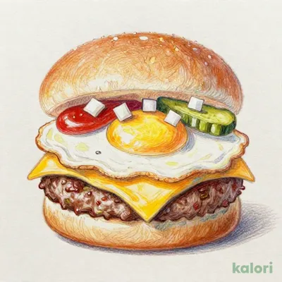 エッグチーズバーガー