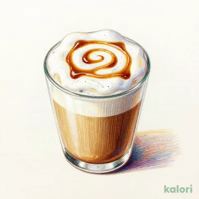 Hot Caramel Latte (Takeout) (M)