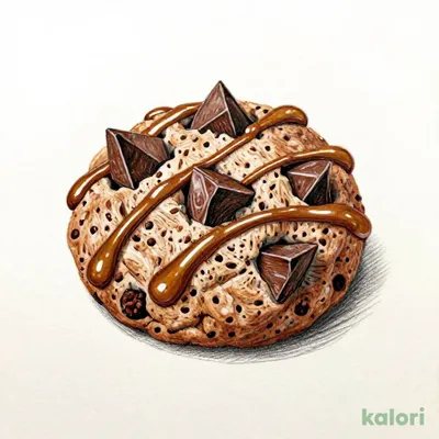 Triple Chocolate & Caramel Scone