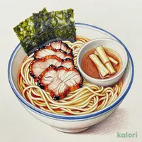 Mega Roast Pork Tsukemen (Dipping Noodles) (White, Black, or Red)