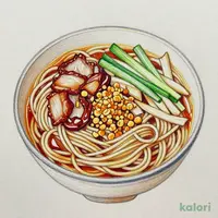 も麺@ 濃厚黒つけ麺 860kcal Calories & Nutrition | Menya Musashi