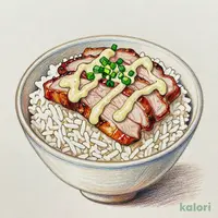 Roast Pork Rice Bowl with Tartar Sauce