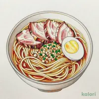 Garlic Rich Ajitama Chashu Tsukemen
