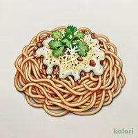 Cilantro Mazechino (Cilantro Mixed Noodles)