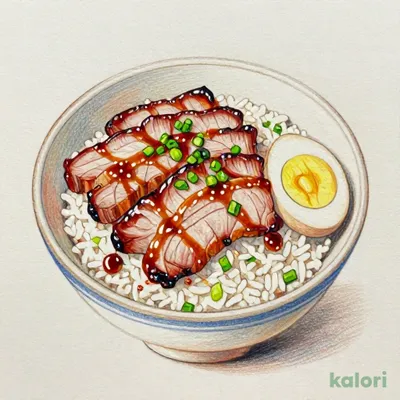 Thick-Sliced Roast Pork Rice Bowl