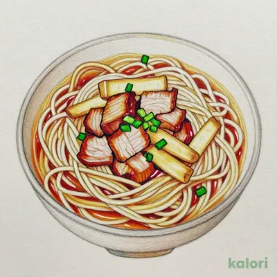 Rich Mega Roast Pork Tsukemen (White, Black, Red)
