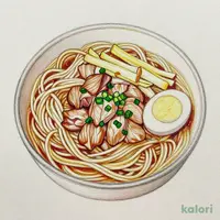 Rich Tsukemen with Seasoned Egg