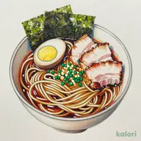 Rich Black Tsukemen with Seasoned Egg