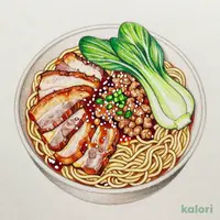 焼豚冷し坦々つけ麺