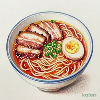 Shibakara Spicy Ramen with Seasoned Egg & Roast Pork