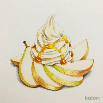 Generous Serving Pear Parfait