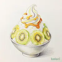ハロハロ 果実氷ゴールデンキウイ