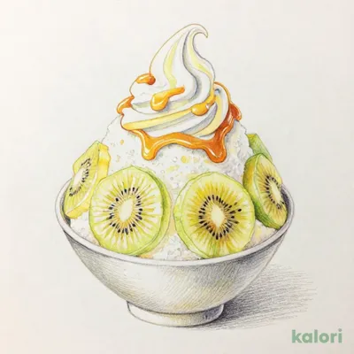 ハロハロ 果実氷ゴールデンキウイ