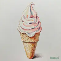 Extra Large Soft Serve, Okayama White Peach Mix